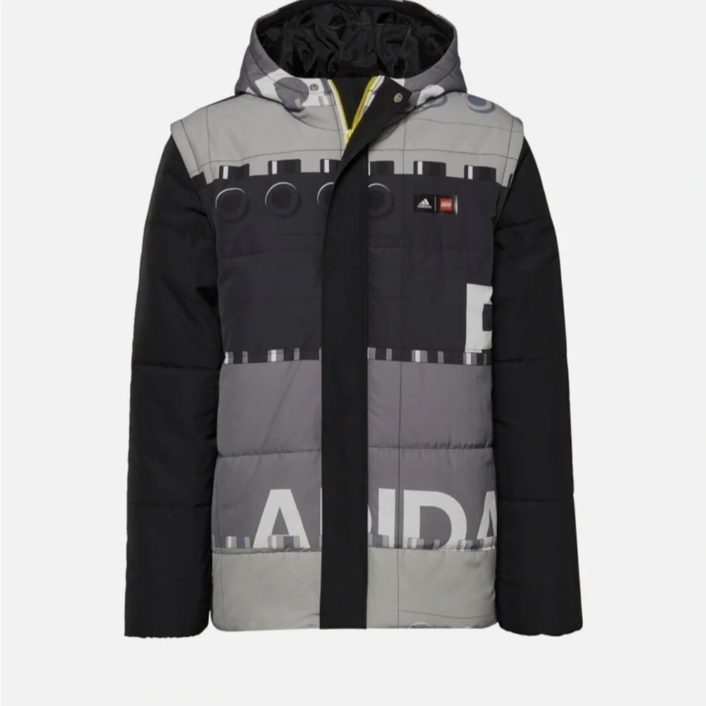ADIDAS X LEGO KIDS UNISEX 2IN1 WINTER JACKET/VEST 13 14 Youth